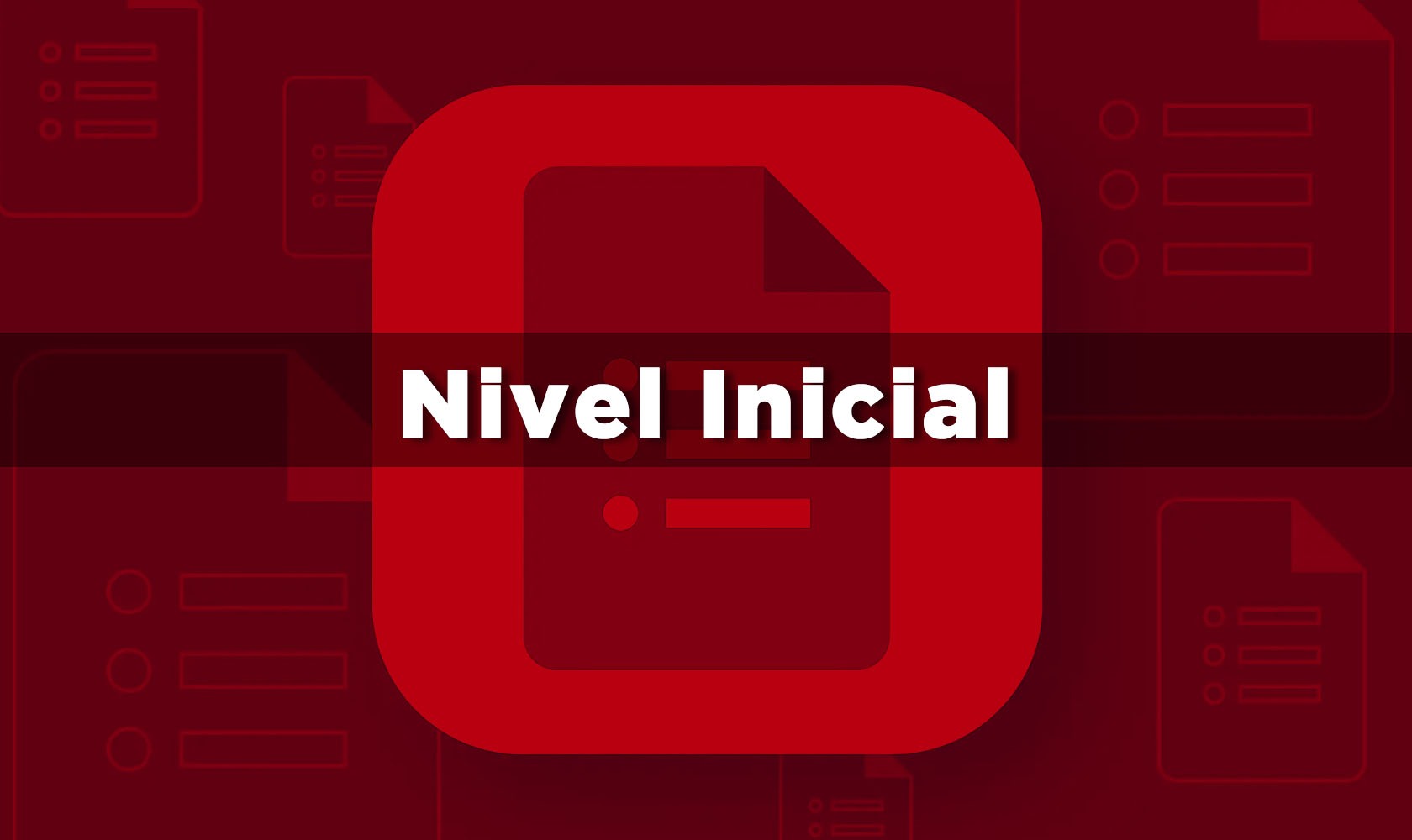 FICHA GENERAL PREINSCRIPCIÓN 2027 (NIVEL INICIAL)