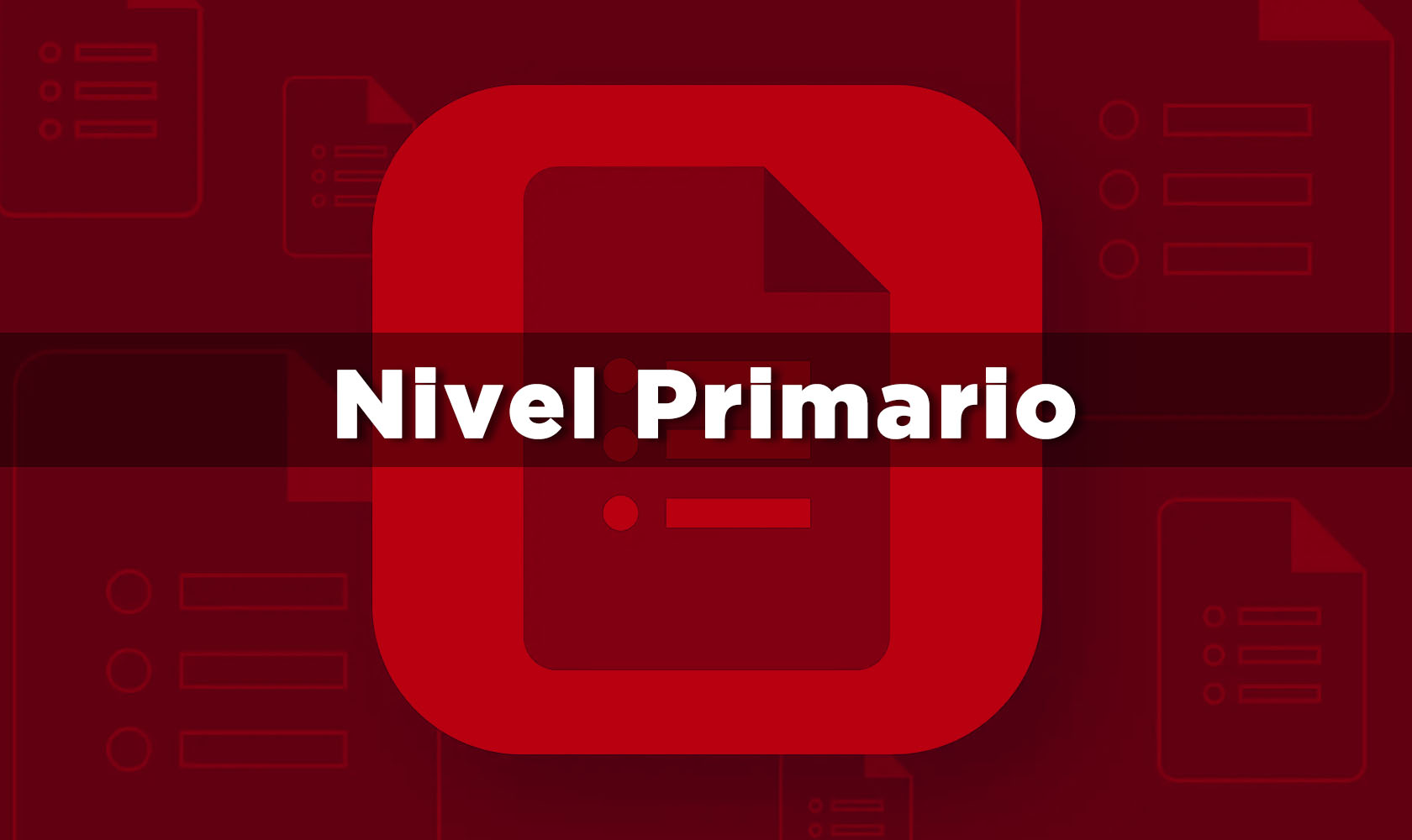 Ficha Preinscripcion Nivel Primario